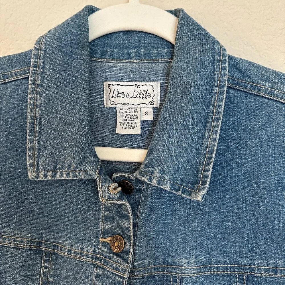 Live a Little Jean Jacket - Picture 2 of 4